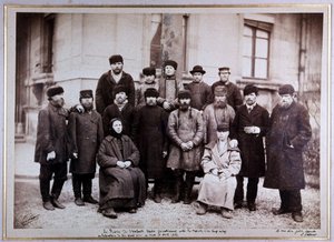 Ryssar i Smolensk, avhandlingar mot rabies av Unknown photographer
