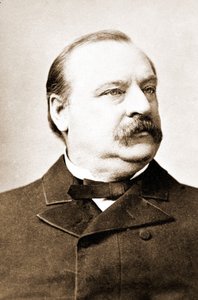 Stephen Crover Cleveland (1837-1908), USA:s president. av Unknown photographer