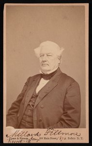 Porträtt av Millard Fillmore 1800-1874, 4 januari 1870. av Upson and Simson