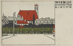 Wien: Minoritkyrkan Wien: Minoritkyrkan, 1908.