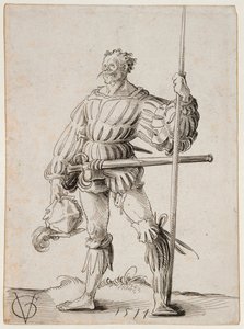 Soldat med en lans, 1514