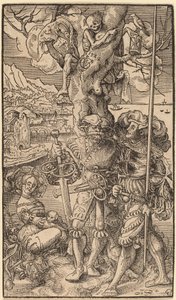 Två legosoldater och en kvinna, 1524.