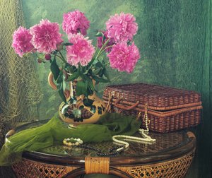 Rosa pioner och minnessaker