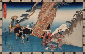 Akt VIII: Konamis brudfärd av Utagawa Hiroshige