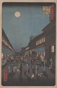 Efter "Night View of Saruwaka-machi" (Nattvy av Saruwaka-machi)