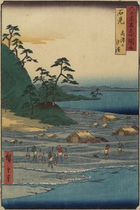Båtbron vid Toyama, Etchu_provinsen, december 1853