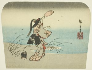 Att fånga eldflugor av Utagawa Hiroshige
