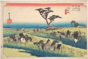 Chiryu, Shuka Uma Ichi av Utagawa Hiroshige