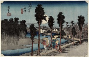 Skymningen vid Numazu, ca. 1833