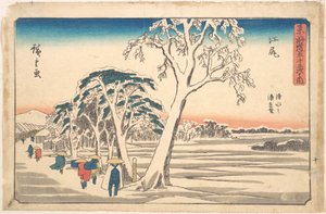 Ejiri av Utagawa Hiroshige