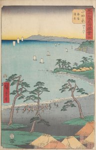 Berömda vyer över de femtiotre stationerna av Utagawa Hiroshige