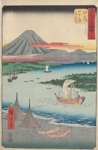 Berömda sevärdheter vid de femtiotre stationerna av Utagawa Hiroshige