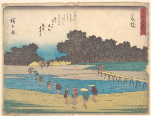 Fujieda av Utagawa Hiroshige
