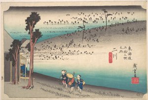 Futagawa, Saru ga Baba av Utagawa Hiroshige