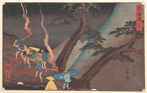 Hakone av Utagawa Hiroshige
