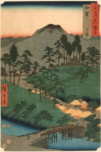 Iga-provinsen, Ueno av Utagawa Hiroshige