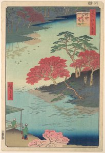 Inne i Akiba-helgedomen i Ukeji av Utagawa Hiroshige