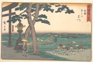 Kakegawa av Utagawa Hiroshige