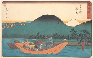 Kambara av Utagawa Hiroshige