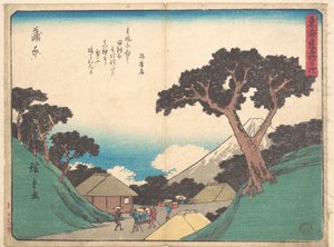 Kambara av Utagawa Hiroshige