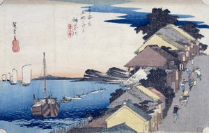 Kanagawa: View of the Ridge, från serien 