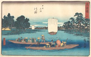 Kawasaki av Utagawa Hiroshige