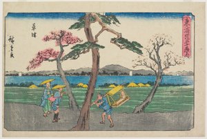 Kusatsu av Utagawa Hiroshige