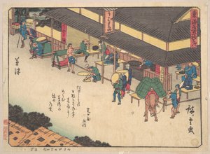 Kusatsu av Utagawa Hiroshige