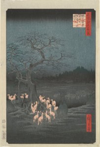 Nyår av Utagawa Hiroshige