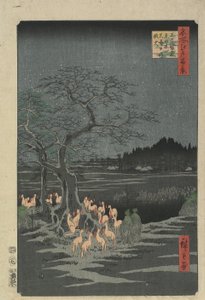 Nyårsafton Foxfires vid Hackberry Tree i O_ji, 1857