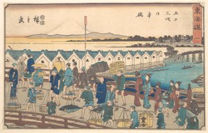 Nihonbashi av Utagawa Hiroshige