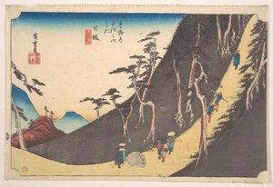 Nissaka, Sayo Nakayama av Utagawa Hiroshige