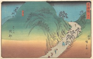 Okabe av Utagawa Hiroshige