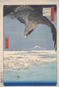 Plain at Susaki, Fukagawa, från serien One Hundred Views of Edo av Utagawa Hiroshige