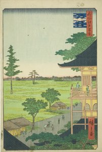 Sazai hall of field finansierad rakkan tempe (gohyaku rakkan sazaid), från serien "one funded farmer