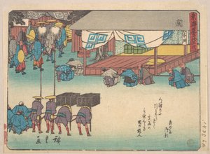 Seki av Utagawa Hiroshige