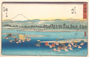 Shimada av Utagawa Hiroshige