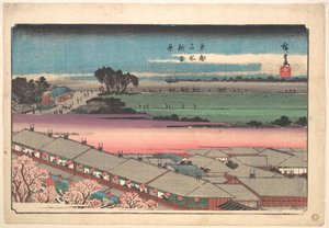 Shin Yoshiwara av Utagawa Hiroshige