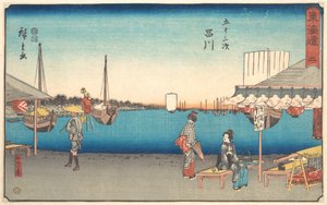 Shinagawa av Utagawa Hiroshige