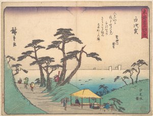 Shirasuka av Utagawa Hiroshige