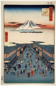 Suruga-chō av Utagawa Hiroshige