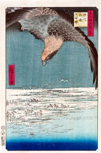 Susaki och Jumantsubo-slätten nära Fukagawa, 1856-1858. av Utagawa Hiroshige
