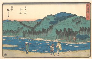 Tsuchiyama av Utagawa Hiroshige