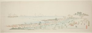 View of Goten Hill (Gotenyama no zu), från serien "Thirteen Views of the Environs of Edo" av Utagawa Hiroshige