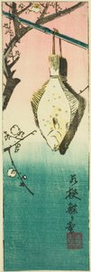 Wakasa, sektion av ark nr. 10 från serien "Utklippta bilder av provinserna (Kunizukushi harimaze zue)" av Utagawa Hiroshige