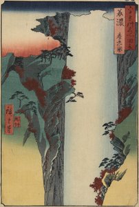 Yo_ro_ Falls, provinsen Mino, augusti 1853