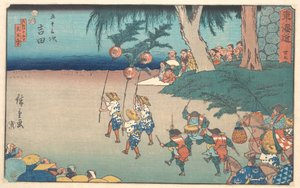Yoshida av Utagawa Hiroshige