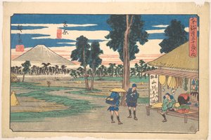 Yoshiwara av Utagawa Hiroshige