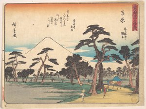 Yoshiwara av Utagawa Hiroshige