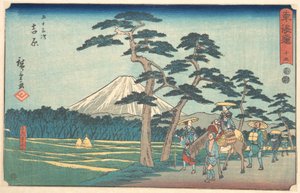 Yoshiwara av Utagawa Hiroshige